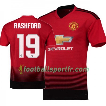 Tenue Manchester United Marcus Rashford 19 Domicile 2018-2019 Maillot de Foot